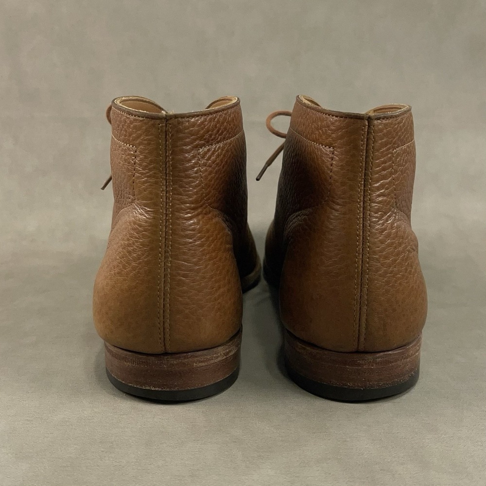 John Lobb Brown Grain Leather Elmer Chukka Boot Uk 7.5 E Us 8.5 D ($1,465) View 5